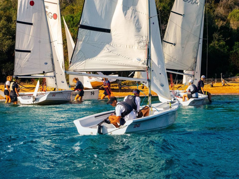 Basic dInghying course Centro Velico Caprera