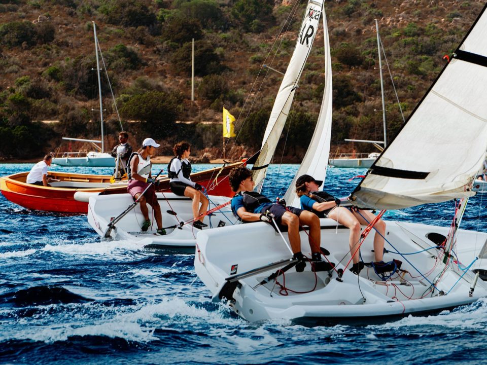sailing school Caprera dinghy improvement